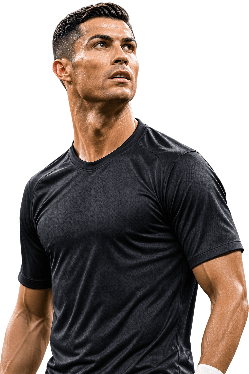 AI-generated portrait of Cristiano Ronaldo